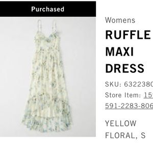 Abercrombie & Fitch floral dress